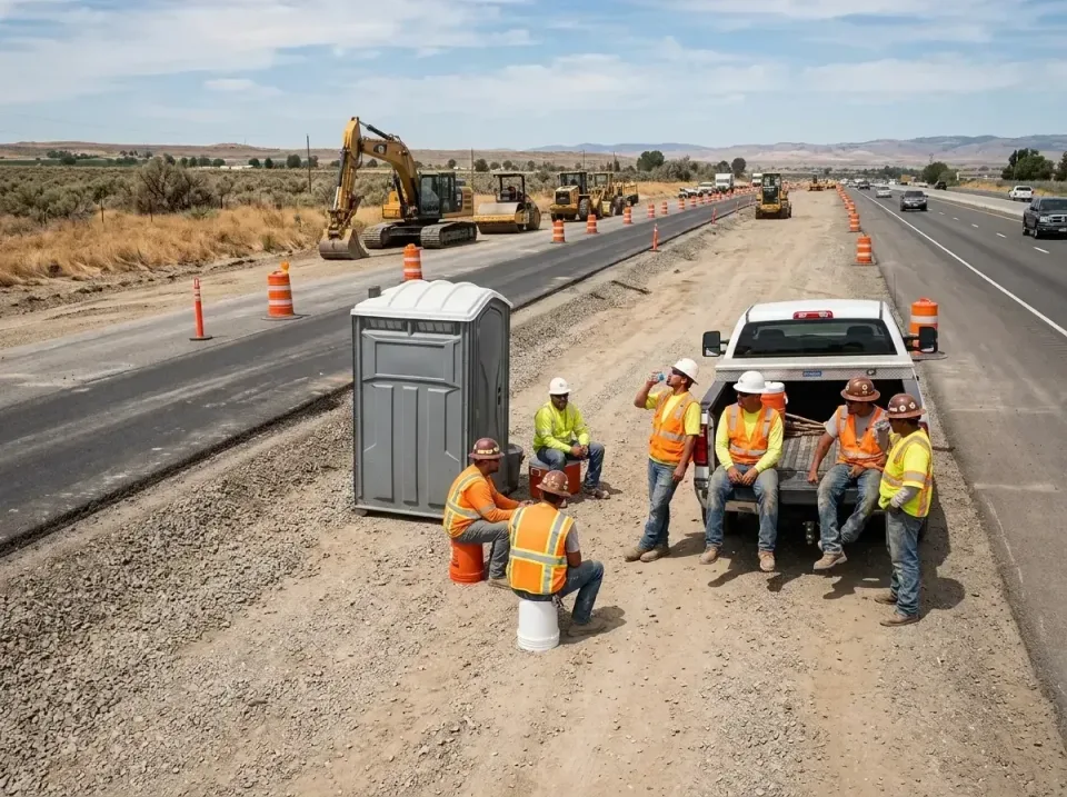 highway-road-construction-crew-007 — frequently asked questions, Porta Potty and Restroom Rentals in Lake San Marcos, CA